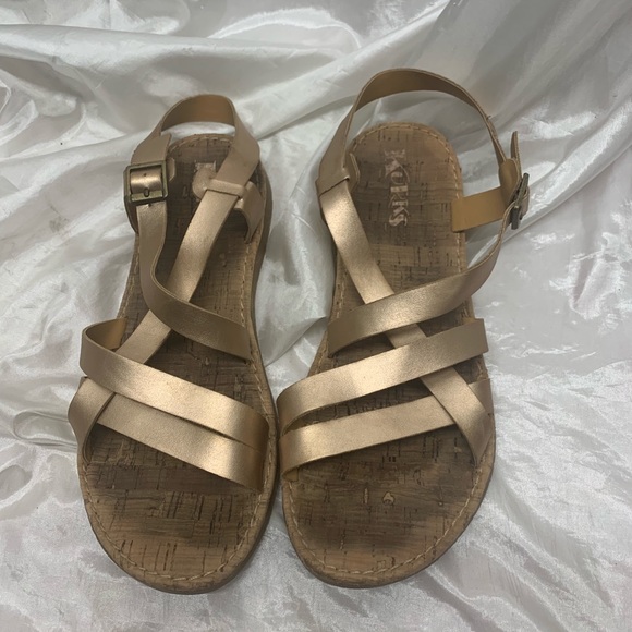 Korks Strappy Sandals - Picture 3 of 8